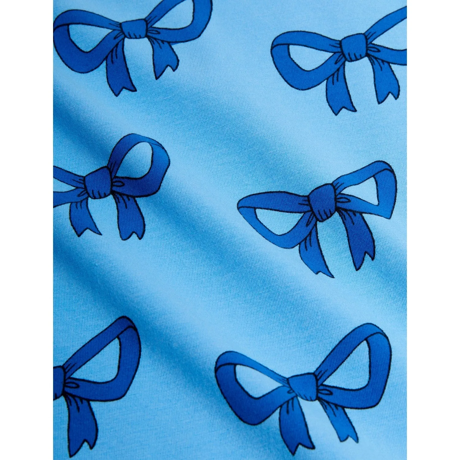 Mini Rodini Blue Bow Aop Leggings