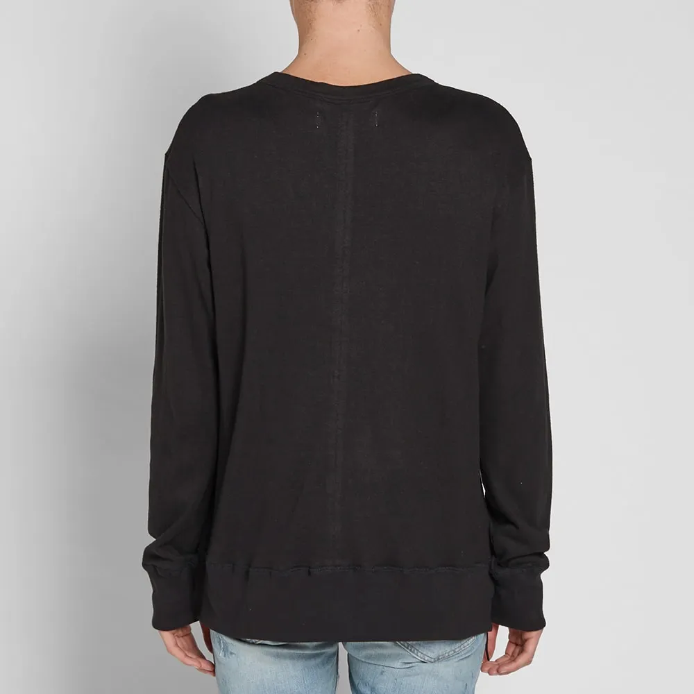 Mr. Completely Long Sleeve Hemp TeeBlack