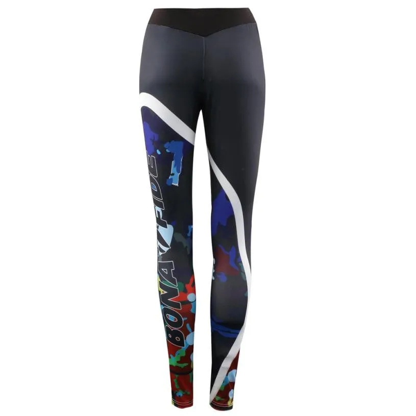 Multicolor Workout Leggings Women Summer Fitness Stretch Leggings High Waist Skinny Sweatpants Roupa De Academia#121 SM6