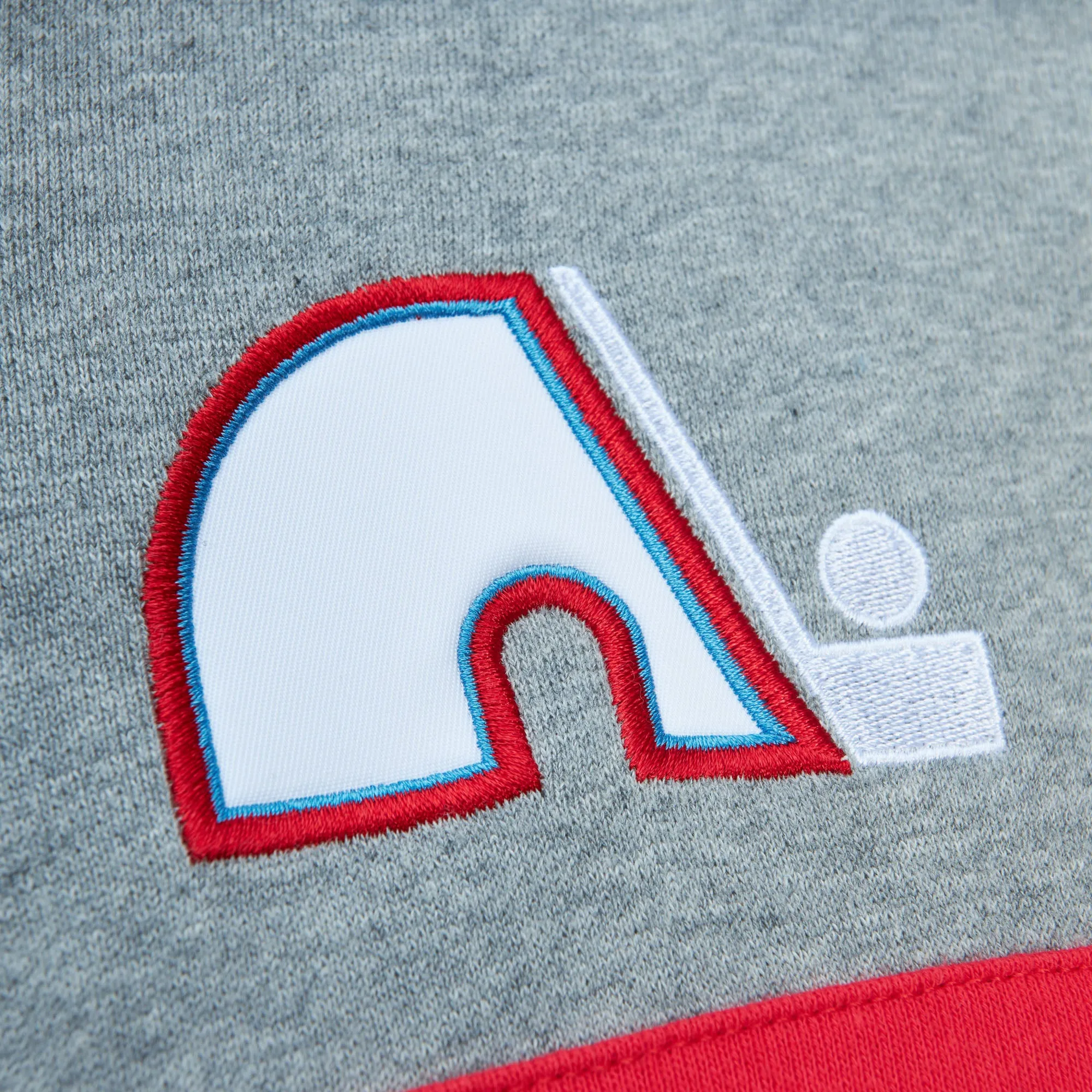 Nordiques Head Coach P/O Hoody - Light Blue/Grey