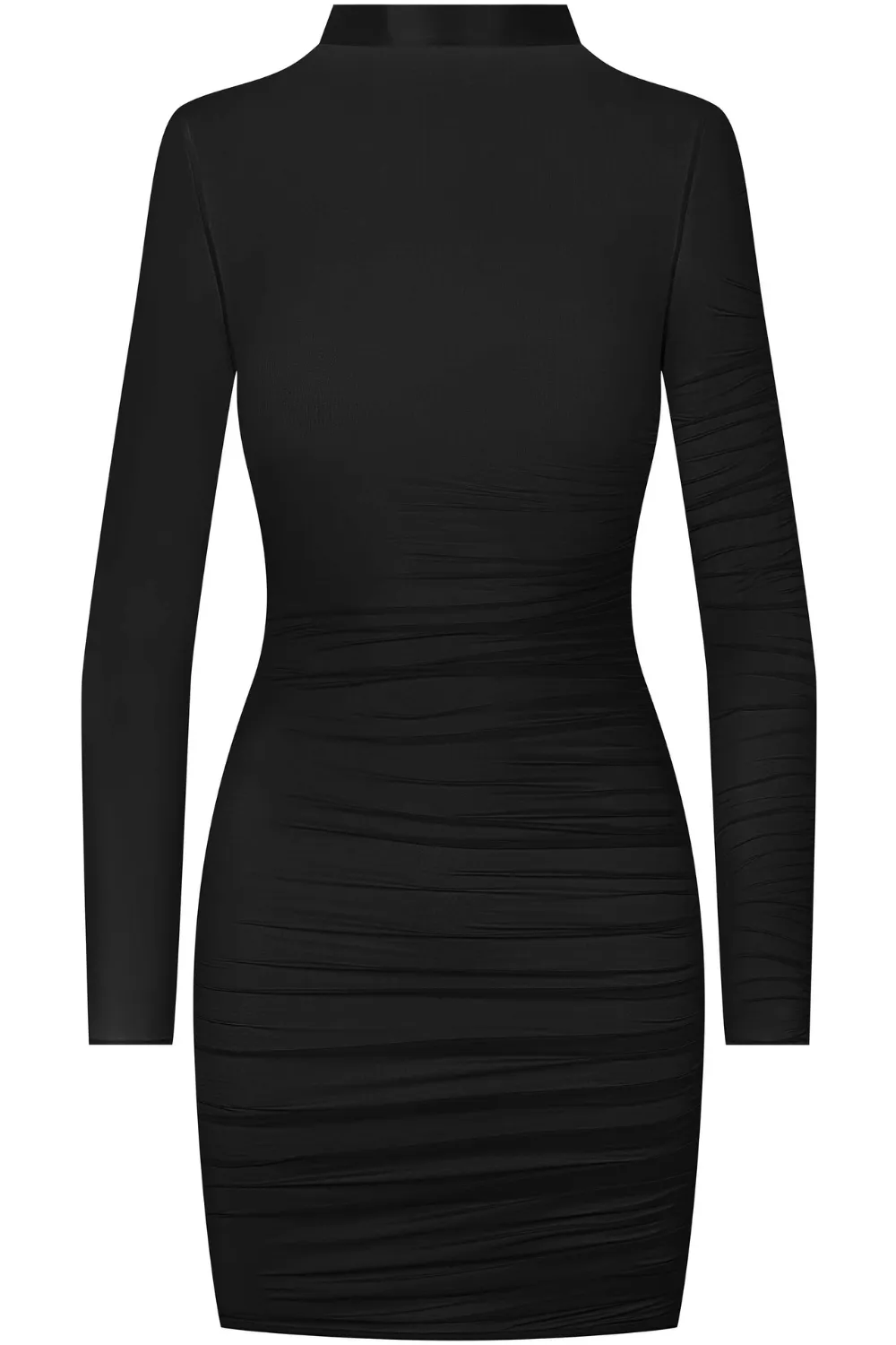 Nuit Fauve Long Sleeve Short Dress