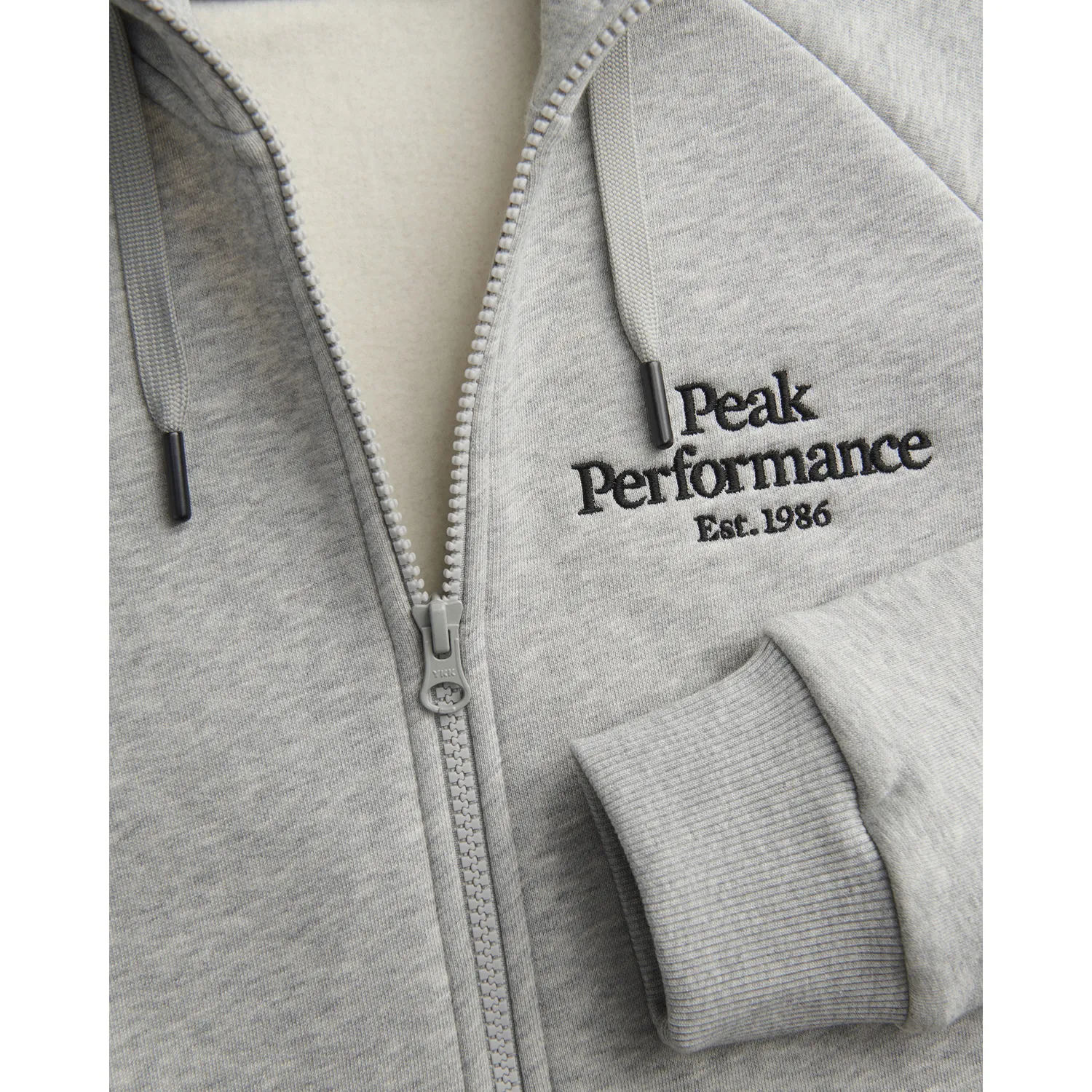 Peak Performance Women's Original Zip Hood (2020) Med Grey Melange | Buy Peak Performance Women's Original Zip Hood (2