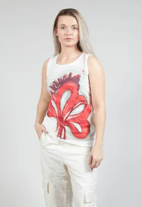 Printed Vest in Spec Handpaint