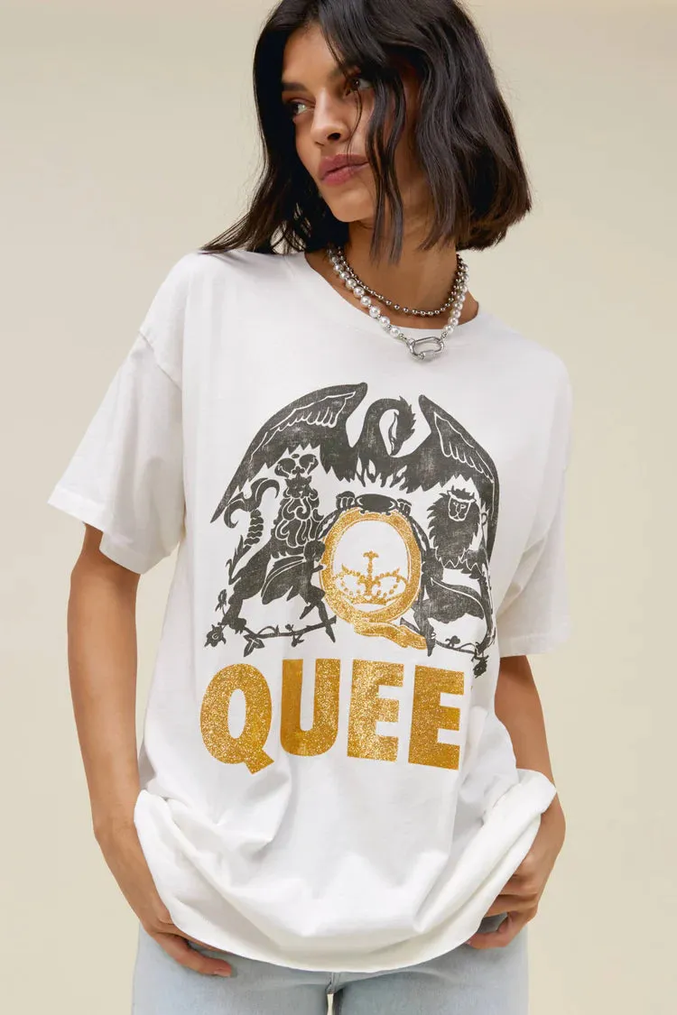 Queen Glitter Crest Merch Tee