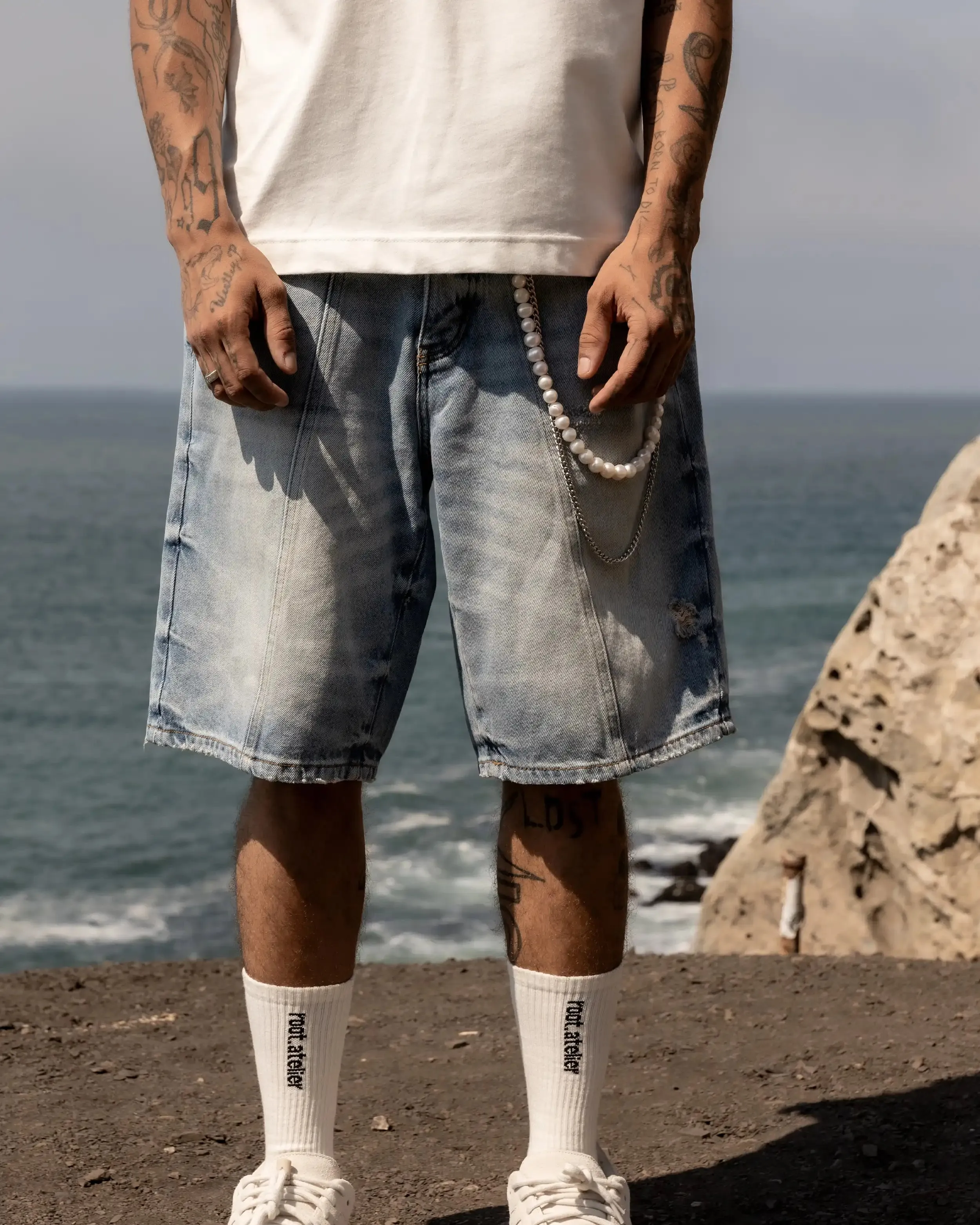 RA Studio Jorts Indigo