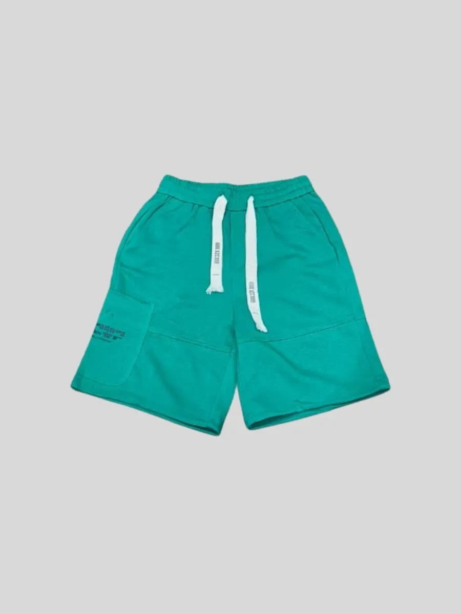 Radiant Green Knitted Shorts Men