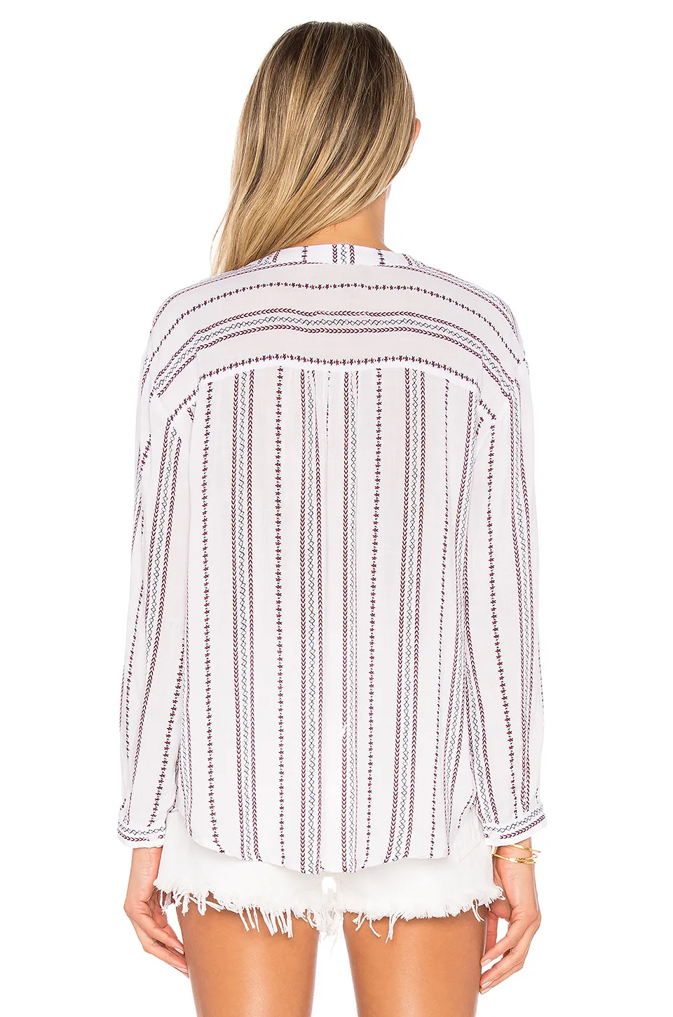 Rails  |Stripes Casual Style Shirts & Blouses