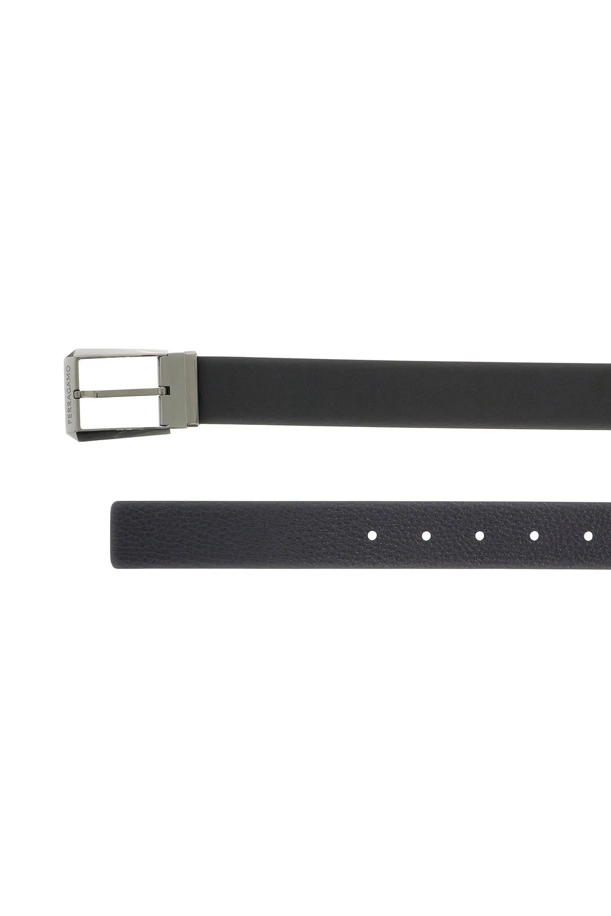 REVERSIBLE BELT WITH SQUARE BUCKLE