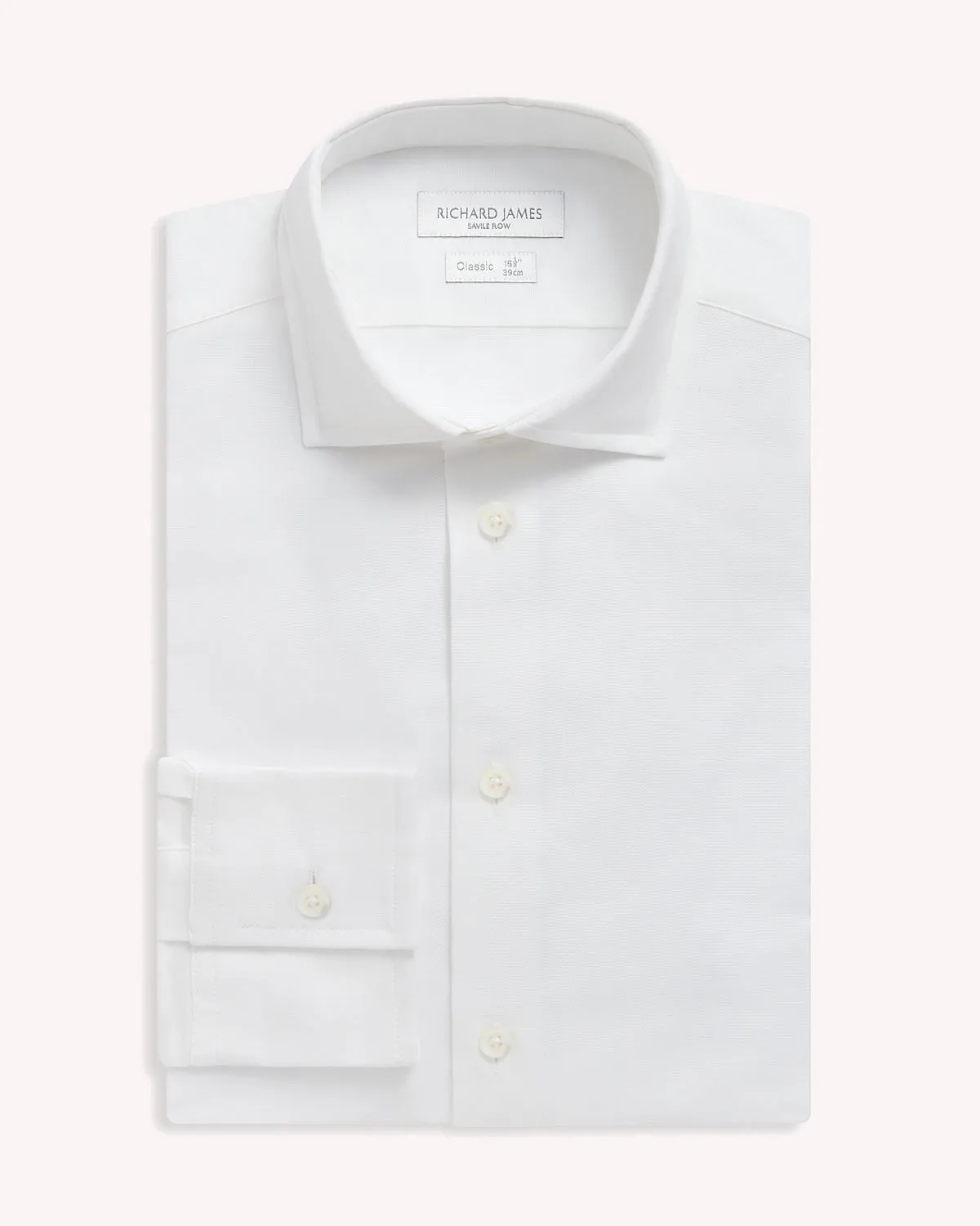 Richard James Textured Shirt White