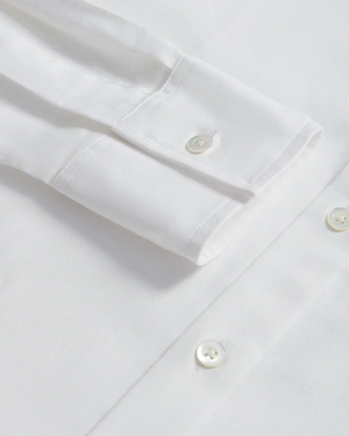 Richard James Textured Shirt White