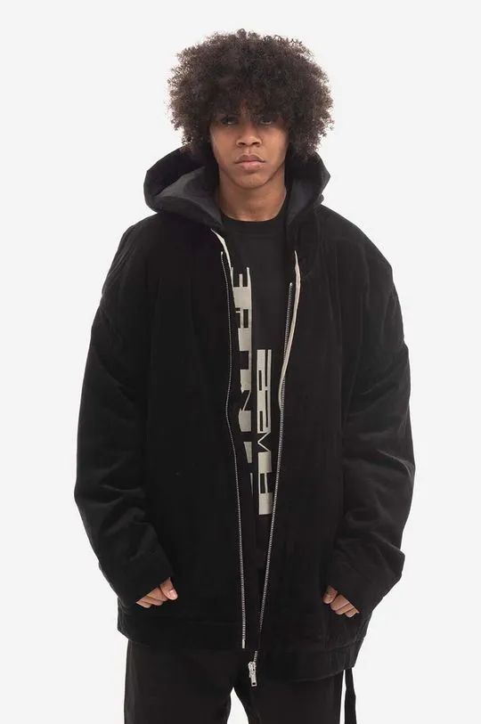 Rick Owens jacket Front Peter men's black color