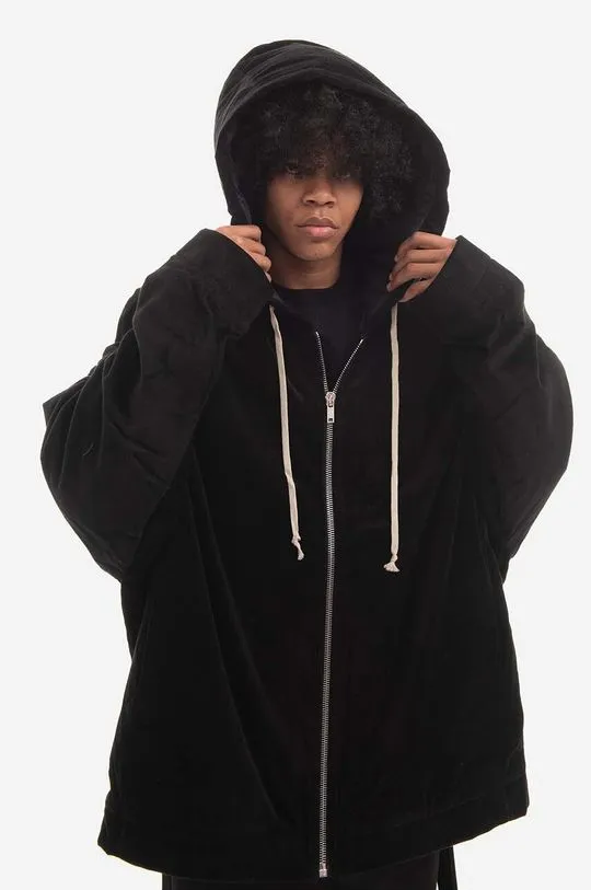 Rick Owens jacket Front Peter men's black color