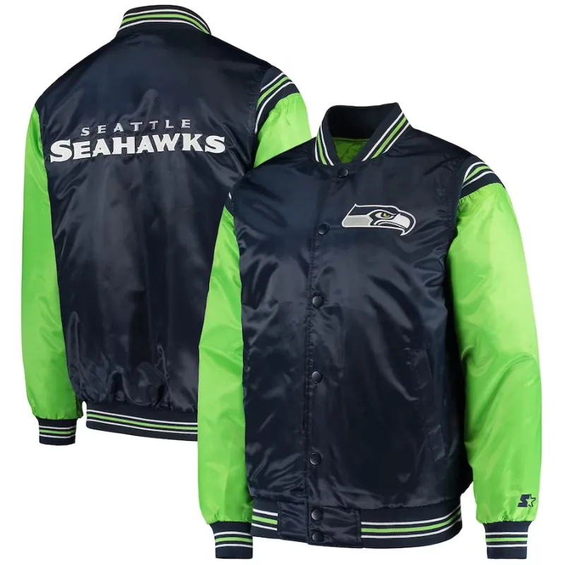 Seahawks Satin Jacket - William Jacket