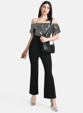 Sequin Off Shoulder Jumpsuit