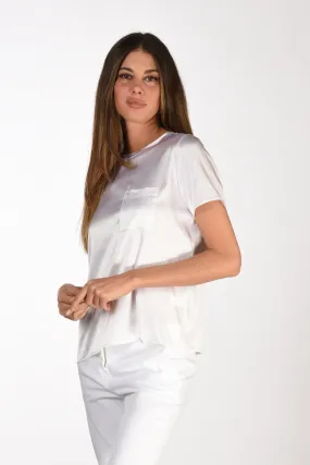 Shirt C Zero Tshirt Seta Bianco Donna