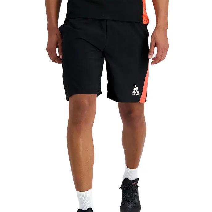 SHORTS TRAINING PERFORMANCE Man Black Orange 