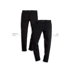 Slim Barclay Black and Slim Jay Black 2-pack Jeans