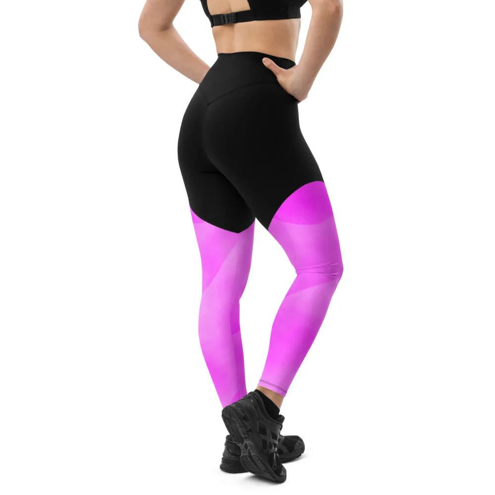 Sports Leggings Think Pink