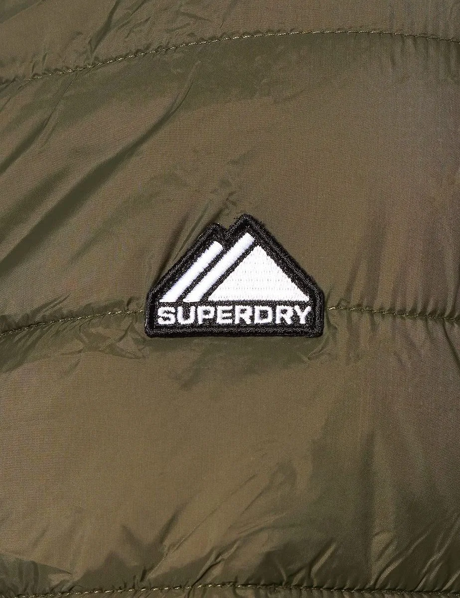 Superdry Classic Fuji Puffer Jacket Dark Moss