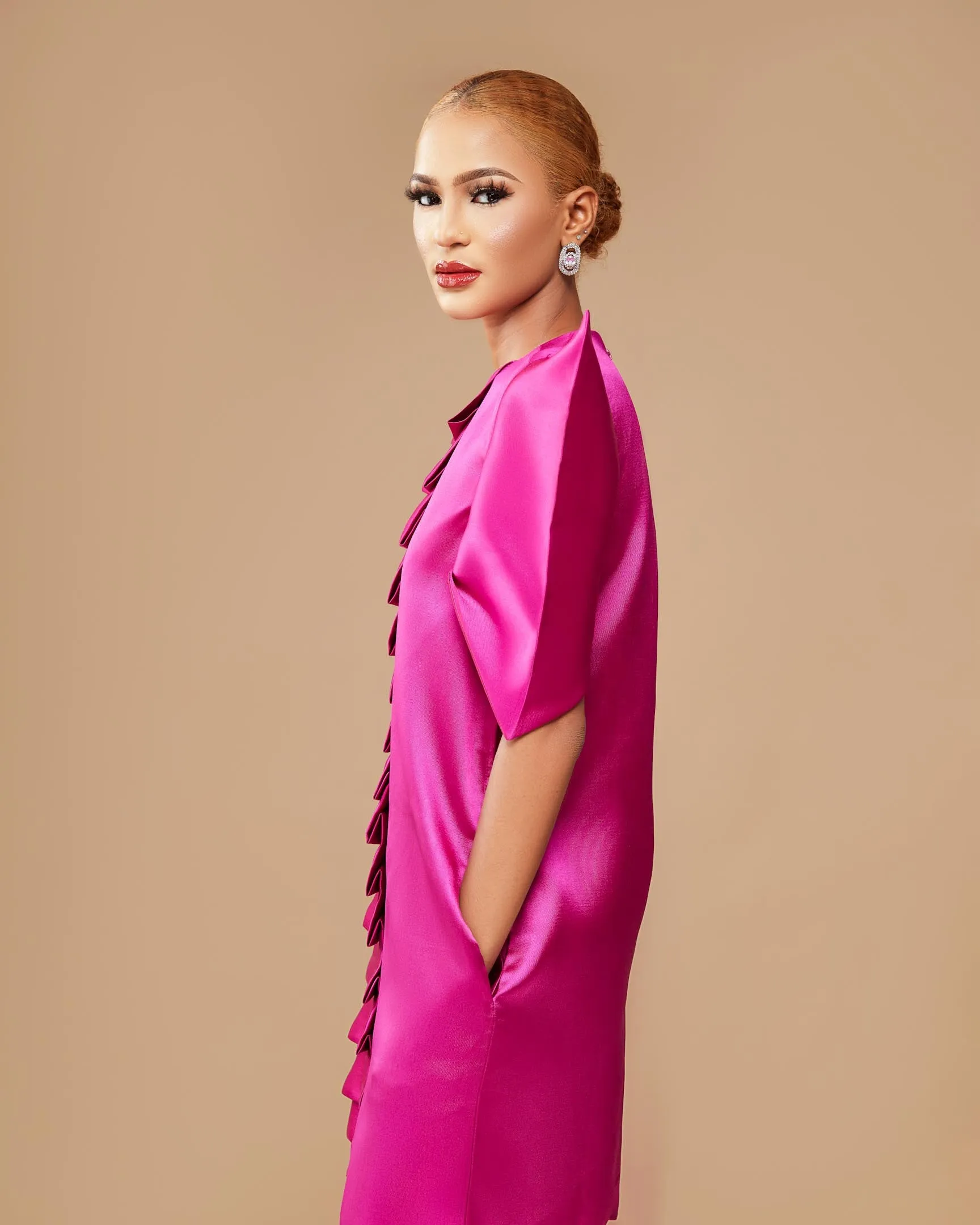 Tate Dress - Magenta