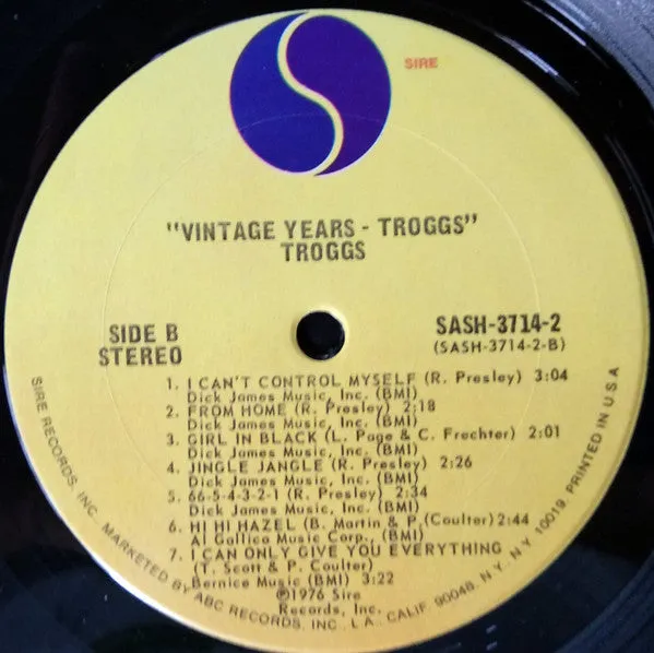 The Troggs ~ The Vintage Years