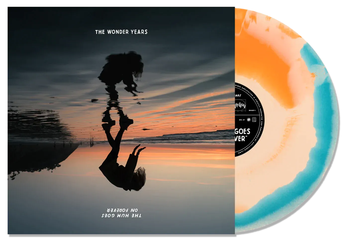 THE WONDER YEARS 'THE HUM GOES ON FOREVER' LIMITED ORANGE, BONE, & BLUE SWIRL LP – ONLY 300 MADE