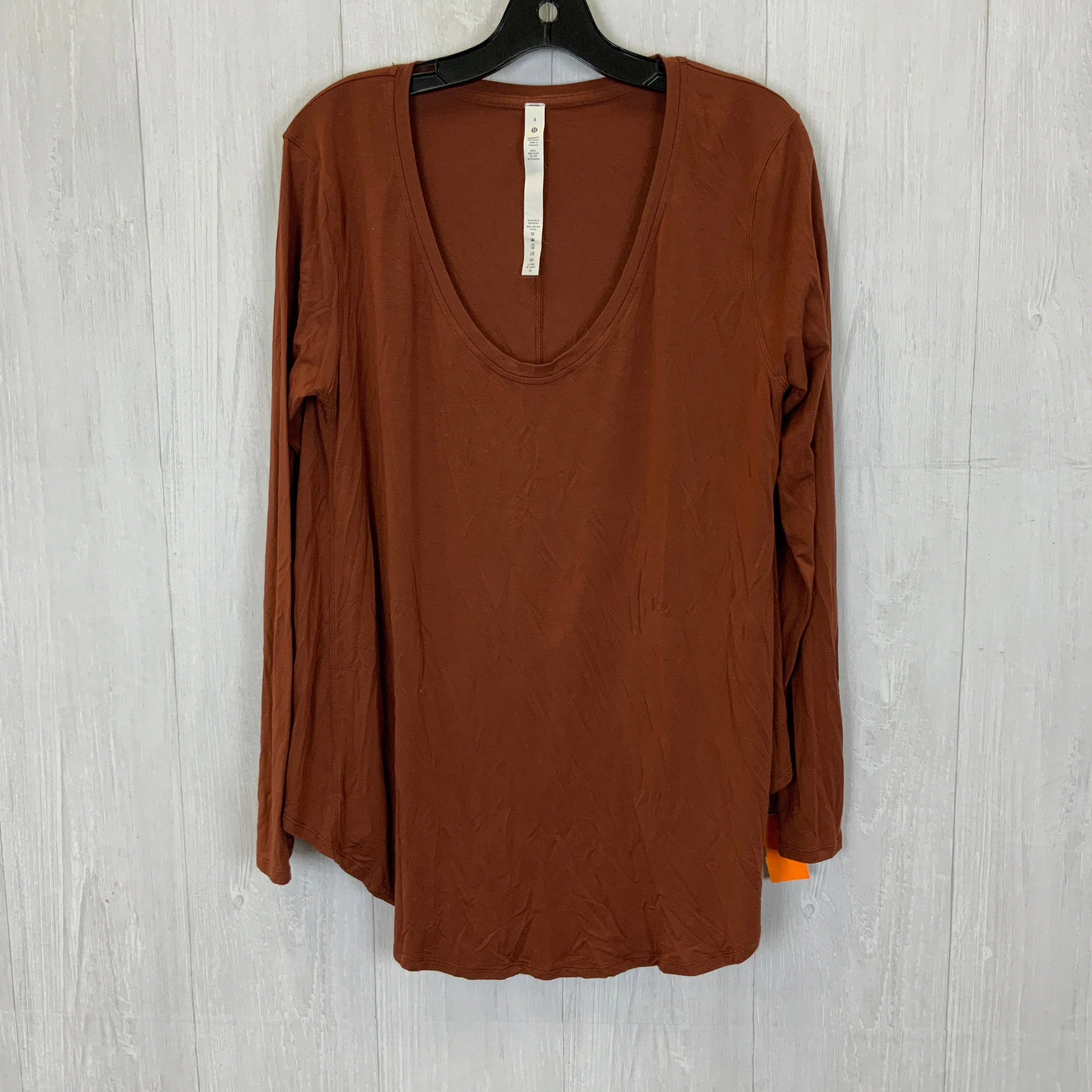 Top Long Sleeve Basic By Lululemon  Size: 8