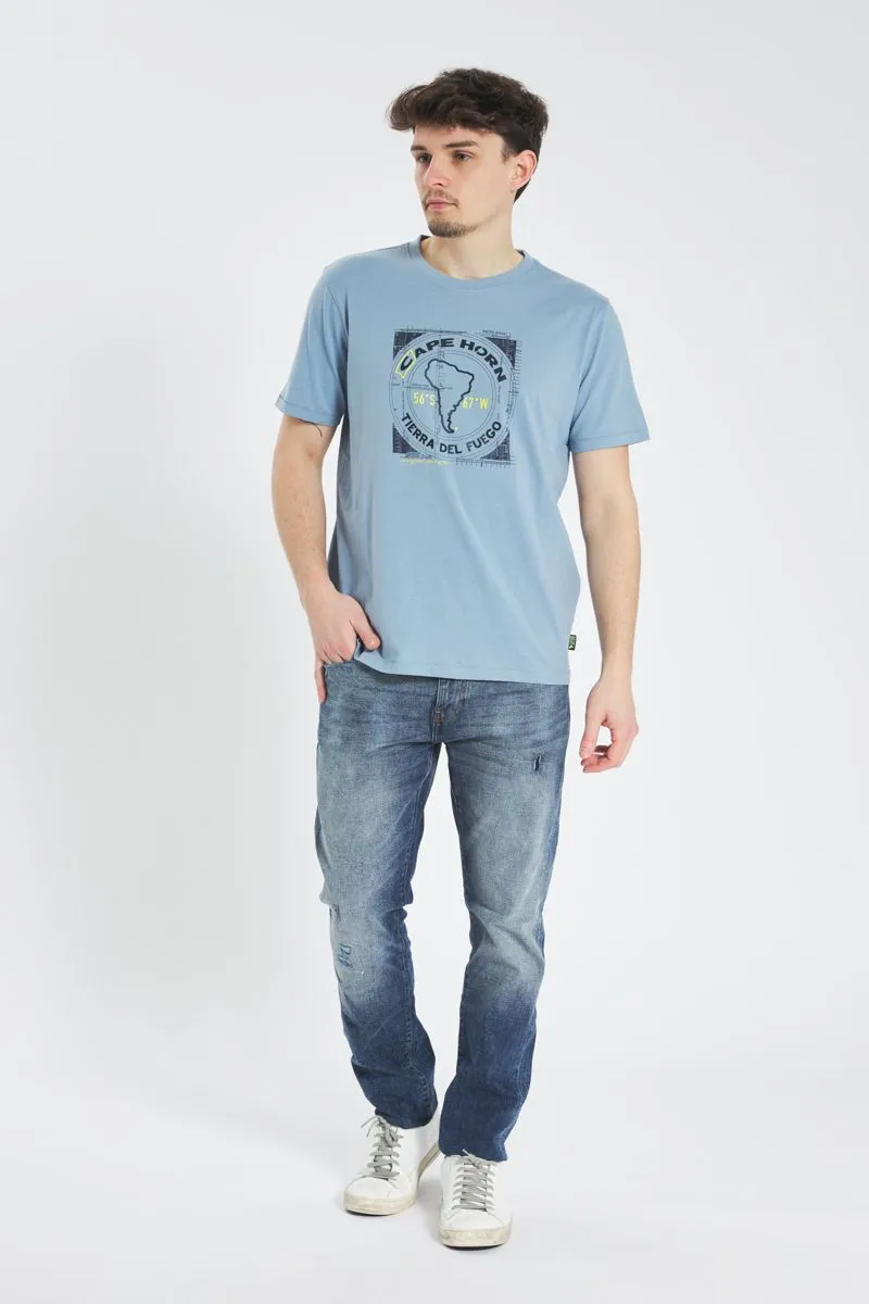 Tshirt Uomo Azzurro