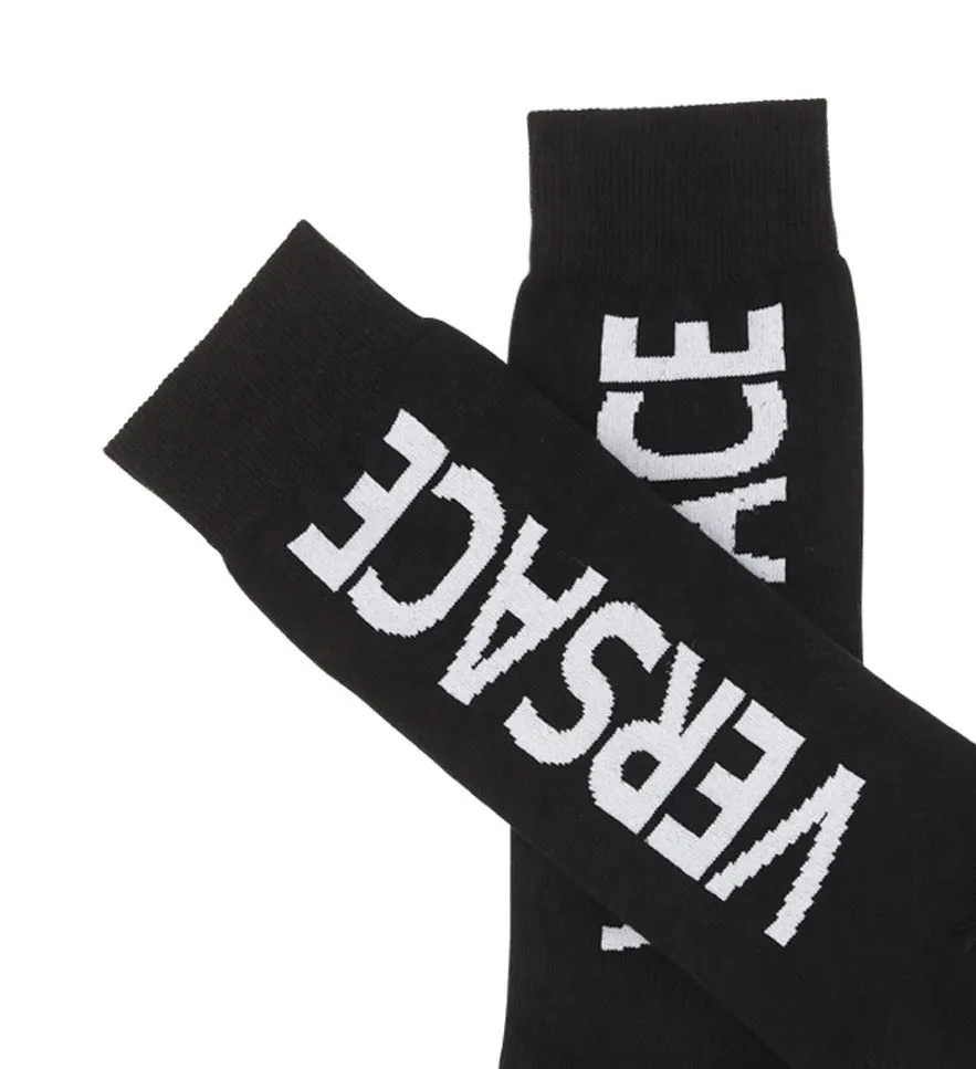 Versace Logo Intarsia Ankle Socks