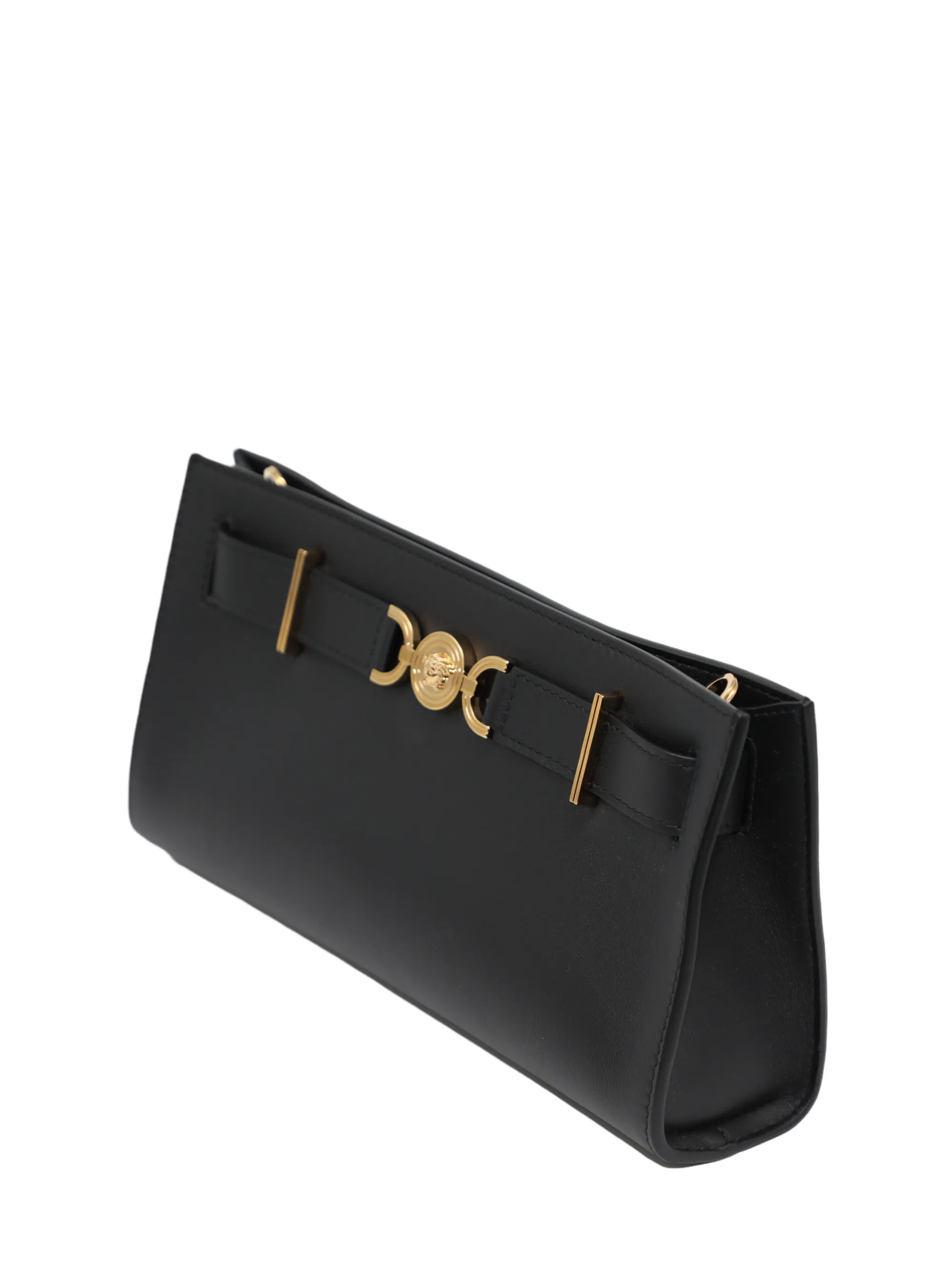 Versace Medusa '95 Clutch in Black Calf Leather