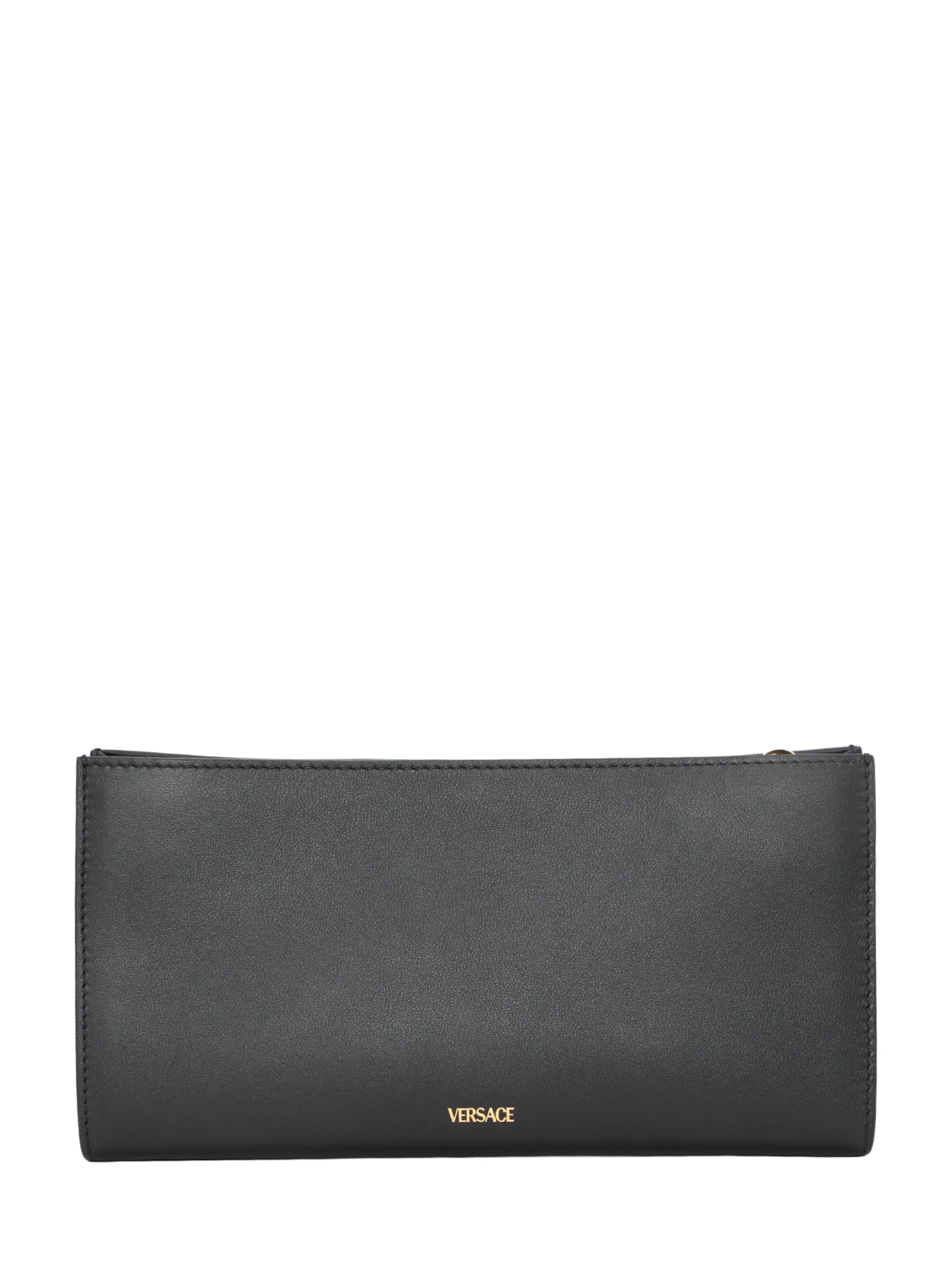 Versace Medusa '95 Clutch in Black Calf Leather