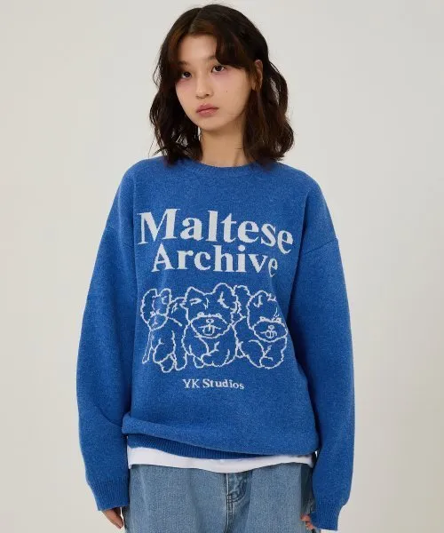 Wai Kei  |Unisex Street Style Long Sleeves Logo Sweaters