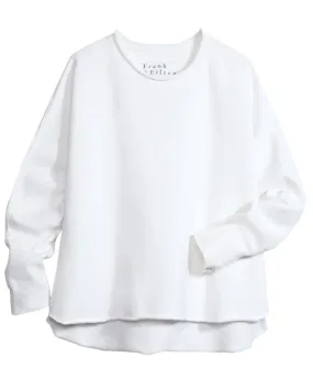 White Anna Long Sleeve Capelet